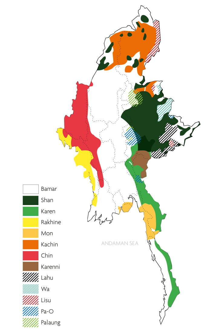 carte Myanmar
