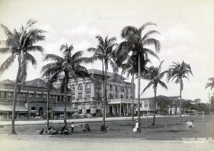 Le Strand Hotel construit à Rangoon en 1896 est aujourd'hui encore un hôtel prisé de Yangon